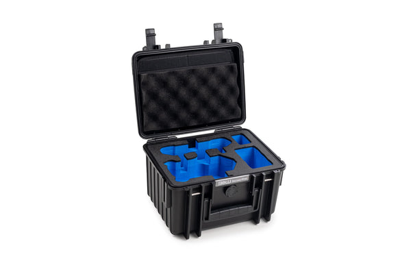 B&amp;W International B&amp;W Outdoor Carrying Case for DJI Mini 4 Pro Drone and Fly More Combo - Type 2000 Black - waterproof according to IP67 certification, dustproof, shatterproof and indestructible