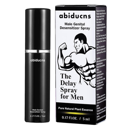 abiducns Delay Spray Sexual Enhancer for Men to Last Longer in Bed, Effectively Extends Men's Time and Increases Comfort, 5 ml, 50 Pumps