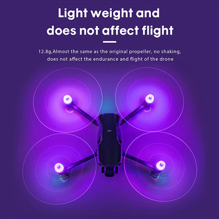 LICHIFIT LED Lights Propeller for DJI AIR 3 Drone Night Flight Flash Paddle Blade Low Noise Prop Accessories