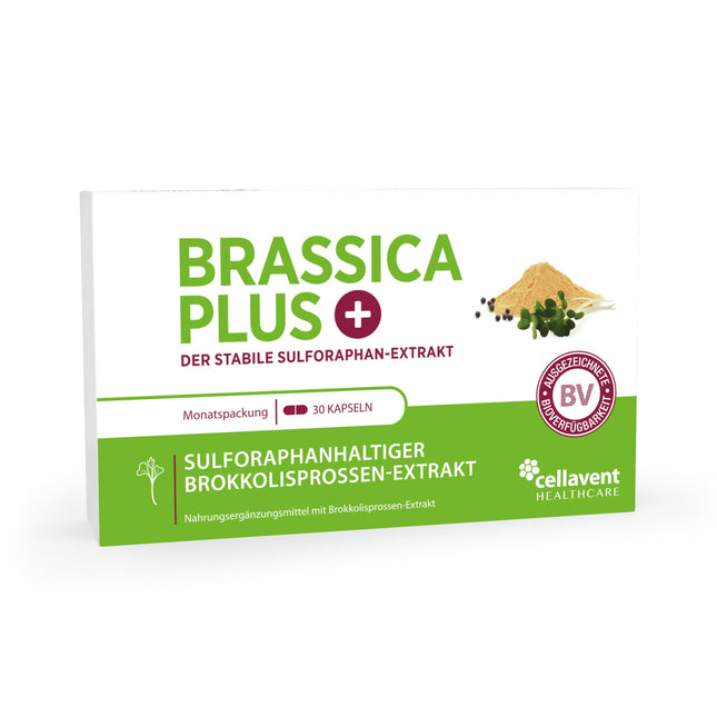 Broccoli Sprout Extract Capsules | Highest Dosage | 280,000 mg Broccoli | 99% Stabilized Sulforaphane | 3,600 mg Broccoli Sprouts per Capsule | 60% More Bioavailable | Brassica PLUS