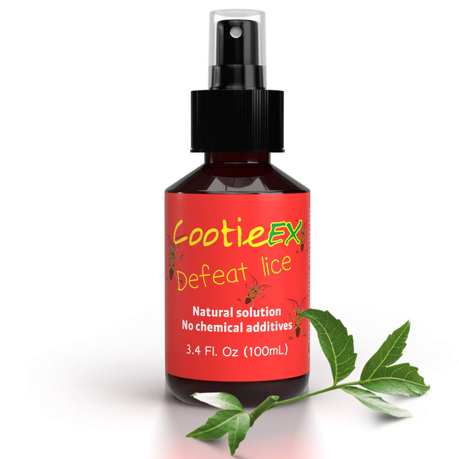 Anti-lice repellent spray by COOTIEEX | 100ml natural repellent spray against head lice without DEET | Repel lice with the power of nature | Head lice &amp; nit comb alternative
