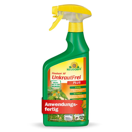 Neudorff Finalsan AF UnkrautFrei Plus – Powerful, fast-acting weed killer that penetrates to the roots. Ready-to-use for 25 m², 750 ml