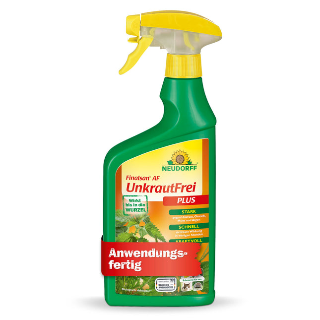 Neudorff Finalsan AF UnkrautFrei Plus – Powerful, fast-acting weed killer that penetrates to the roots. Ready-to-use for 25 m², 750 ml