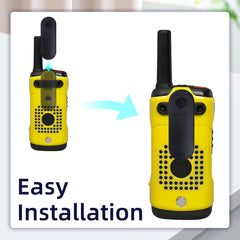 4 Pack Walkie Talkie Belt Clip, Belt Clip Replacement Portable Belt Clamp Compatible with Motorola, Radio Belt Clip for T92 T80 T80ex 480 T600 H20 TLKR T60 T80E