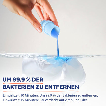 Sagrotan Laundry Hygiene Rinse Heavenly Fresh Refills – Disinfectant rinse for hygienically clean and fresh laundry – 5 x 1.2 l cleaner in a practical value pack