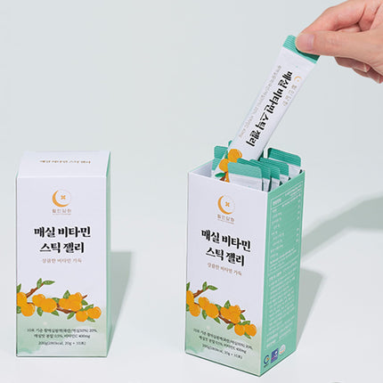 WOLINDAMHWA Plum Vitamin Jelly Stick 20g x 30 | K-Beauty Superfood | High-quality Hwangmaesil plums &amp; vitamin complex | Convenient stick for on the go | Feel-good product for health