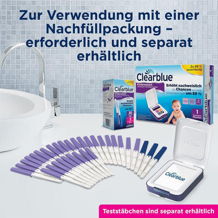 Clearblue Fertility Monitor, Ovulation Test/Fertility Test for Women, 1 Touchscreen Monitor, Ovulation Cycle Computer, 89% Increased Chance of Getting Pregnant