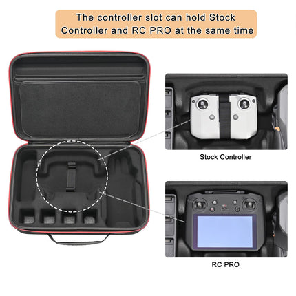RLSOCO Bag for DJI Mavic 3 Pro Fits ：Mavic Drone Body, RC/RC Pro Controller, Propellers, Batteries, Charger and more