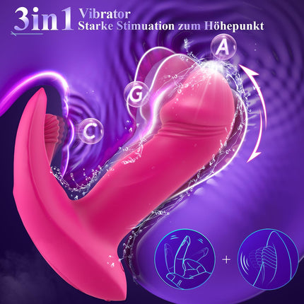 Sex Toys for Women Couples Dildo Vibrator, 9x9 Modes Swing-Thrust Vibration for Women Sex Toys, Vibrator Sets for Women Clitoris Dildos Hollow Carved Sex Toyset for Woman Couple Set