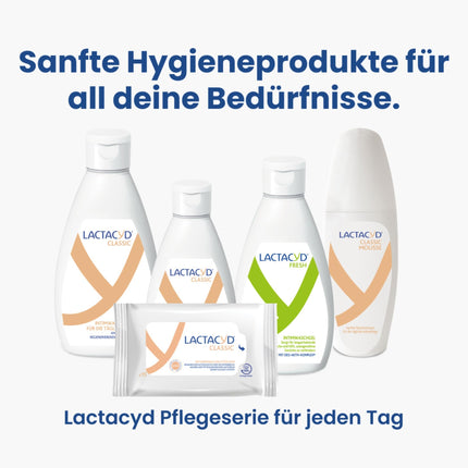 Lactacyd® Classic Intimate Wash Lotion – With adjusted pH and natural L-lactic acid – Clinically tested &amp; approved – 200 ml