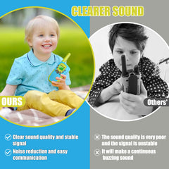 Nestling Walkie Talkies for Kids, 8 Channels 2-Way Radio Toy with Backlight, LCD Flashlight, 3KM Range for 3-12 Year Old Boys and Girls (Teal, 2 Pack)