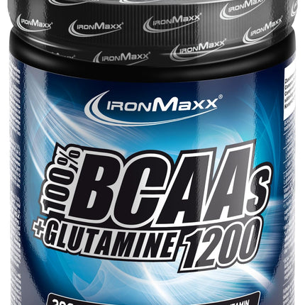 IronMaxx BCAAs + Glutamine - 1200 (260 Tricaps) | BCAA capsules, sugar-free and preservative-free | High-dose amino acid capsules including all BCAAs and L-glutamine