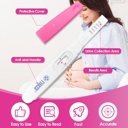 5 Pack Pregnancy Test, Pregnancy Detection Precise and Fast Results, HCG Detection, Early Pregnancy Test Fast Detection Sensitive Pregnancy Test