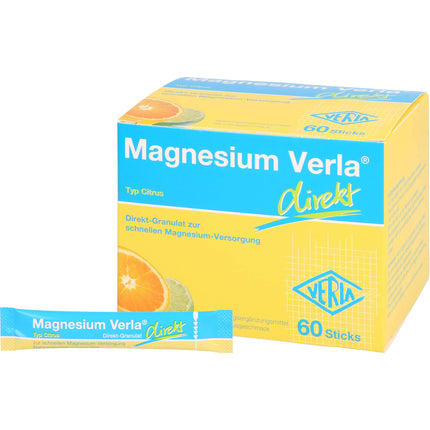 Verla-Pharm Arzneimittel GmbH &amp; Co. KG Magnesium Verla direct Citrus Direct Granules, 60 sachets