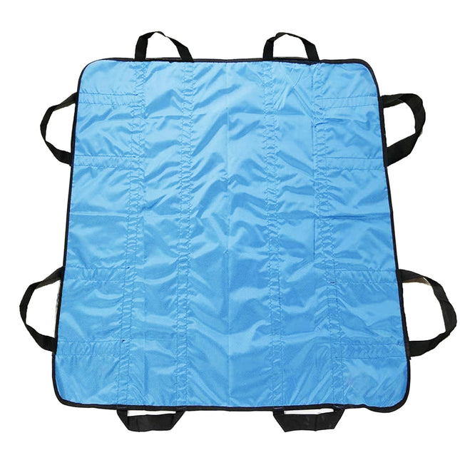 Positioning bed pad with handles, 121.9 x 101.6 cm, incontinence mattress protector, pad straps for easy lifting and transfer, reusable, washable