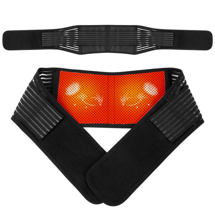 ACWOO Back Brace, Self-Heating Waist Belt, Breathable Back Support Belt, Heat Belt, Back Brace for Men and Women, Anti-Sweat Kidney Belt Back Support, Abdominal Belt (L)