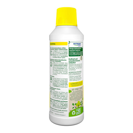 HEITMANN pure Citric Acid | Liquid organic descaler for kitchen &amp; bathroom | Effective against limescale deposits | 100% natural ingredients | Food-safe | 500 ml