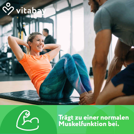Vitabay Magnesium Citrate 2556mg High Dose - 180 Tablets Vegan &amp; Laboratory Tested - Magnesium Citrate - Contributes to normal energy metabolism and normal muscle function