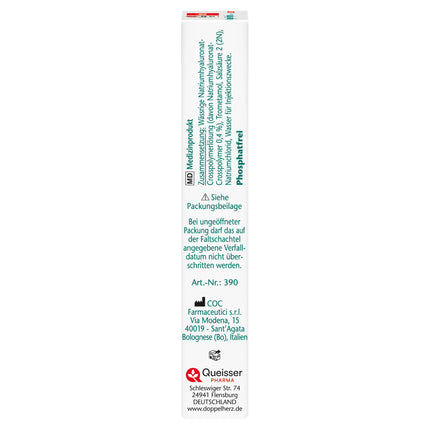 Doppelherz Eye Drops Extra Hyaluron 0.4% – Moisturizing eye drops with soothing effects for dry and irritated eyes – 10 x 0.5 ml
