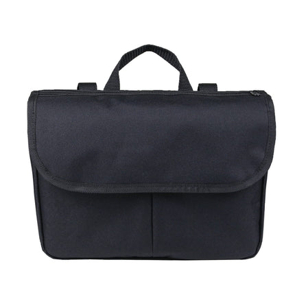 Side Wheelchair Bag, Oxford Cloth Sturdy Handle Wheelchair Bag Large Capacity Wheelchair Storage Bag Walker Accessories (Black)