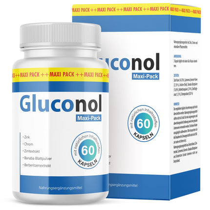 Gluconol Capsules - support for everyday life - 1x Contents 60 Capsules