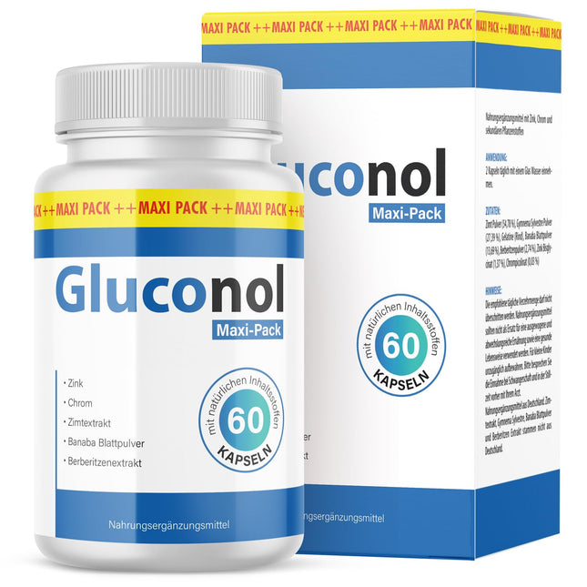 Gluconol Capsules - support for everyday life - 1x Contents 60 Capsules