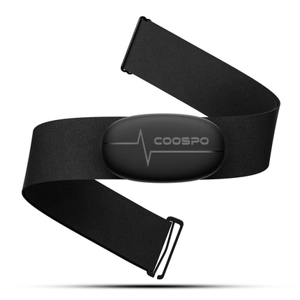 COOSPO H6M Heart Rate Monitor Chest Strap Bluetooth ANT+ Connectivity, Heart Rate Sensor ECG Measurement IP67 Waterproof, Compatible with Wahoo, Elite HRV, Rouvy, Adidas Run, Kinomap, Pulsoid