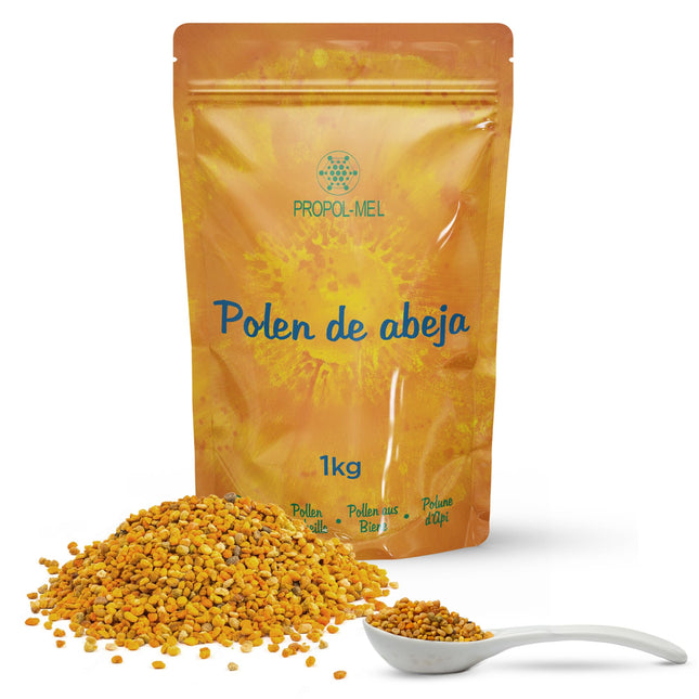 Propol-mel - Bee Pollen (EU) 1 kg – 100% natural product. Pure bee pollen. Source of proteins, amino acids, lipids, vitamins, and minerals.