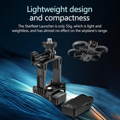 LICHIFIT Drone Airdrop System with Action Camera Extension Adapter for DJI Avata 2 Geomagnetic Thrower Transport Delivery Payload Release Dropping Device Camera Mount