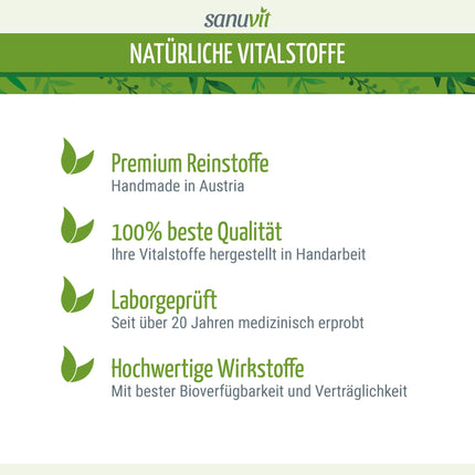 Sanuvit® - NAC Powder | 150g per sachet | 6-month supply | N-Acetyl-L-Cysteine ​​| High bioavailability and tolerability | Vegan | Made in Austria