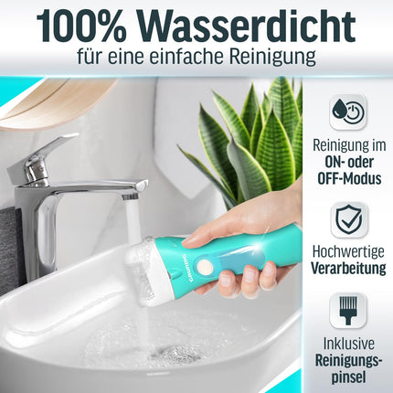 Grundig Electric Callus Remover Pro - quickly remove calluses without bending over - Premium cordless callus remover wet + dry with work light, 3 foot rollers, rechargeable (callus remover)