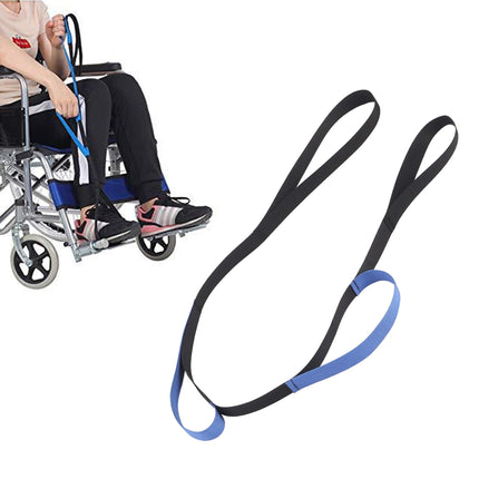 CHENNAN Leg Lifter, Leg Lifter Sling, Leg Lifter for Patients, Long Leg Lifter Sling, Mobility Aid for Walking Exercises, Foot Lifter for Easy Getting in and Out of Bed, Sofa, Car, Wheelchair (Blue)