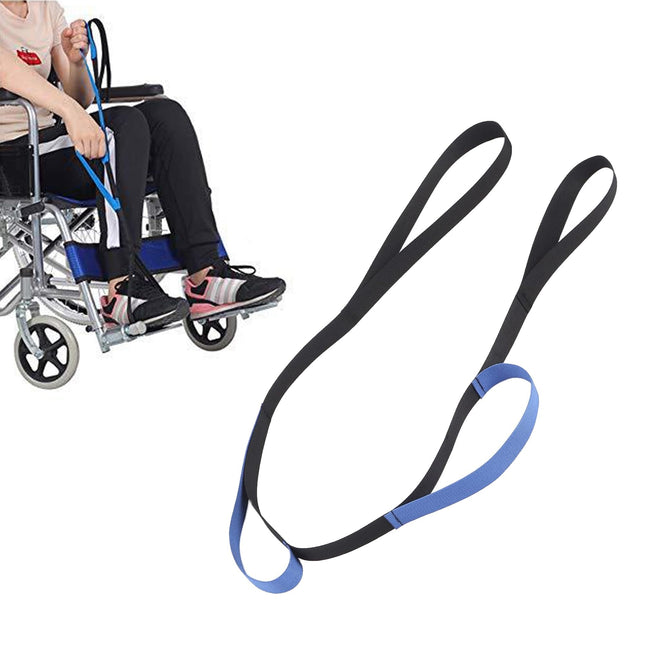 CHENNAN Leg Lifter, Leg Lifter Sling, Leg Lifter for Patients, Long Leg Lifter Sling, Mobility Aid for Walking Exercises, Foot Lifter for Easy Getting in and Out of Bed, Sofa, Car, Wheelchair (Blue)