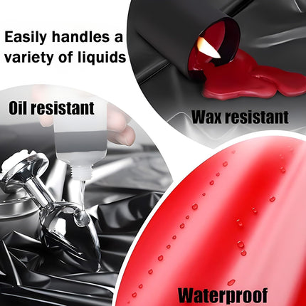 Waterproof Bed Sheet for Sex, 220 x 200 cm Waterproof Latex Sheet for Women and Men, Washable Fetish Bed Sheet Ideal for Massage Erotic Games Sex Games Wet Games for Couples