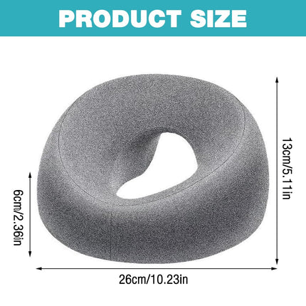 ADDLIVE Massage Face Cradle Pillow, U-shaped Massage Face Pillow, Massage Pillow with Head Hole, Memory Foam Massage Face Cradle Pillow, Massage Accessory for Spa Salon Massage Bed (Gray)