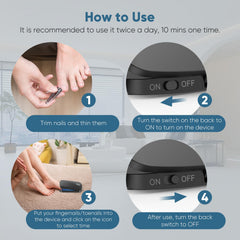 Berrlly nail fungus laser device, upgraded nail fungus laser device, enhanced 910nm infrared + 470nm blue light, height adjustable, can treat multiple nails at once, safe and reliable