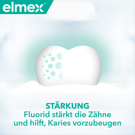 elmex Sensitive Toothpaste 2x75ml – gentle tooth cleaning and protection for sensitive teeth – clinically proven for strong teeth and against caries