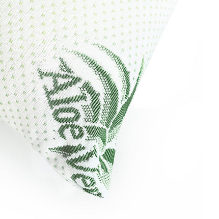 Mister Sandman Ergonomic Memory Foam Pillow 40x80cm, Visco Pillow perfect for stomach sleepers, back sleepers and side sleepers, neck support pillow with Aloe Vera cover