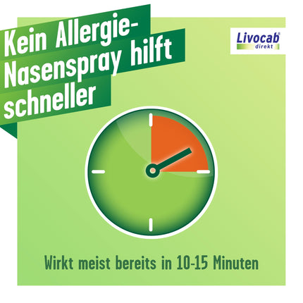 Livocab® direct nasal spray (5 ml) | Acute allergy relief | Fast relief from allergic rhinitis | Effective from the first use