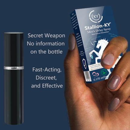 Stallion-KY Delay Spray for Men, delay spray for men, sex, men, libido booster for men, longer in bed (K)