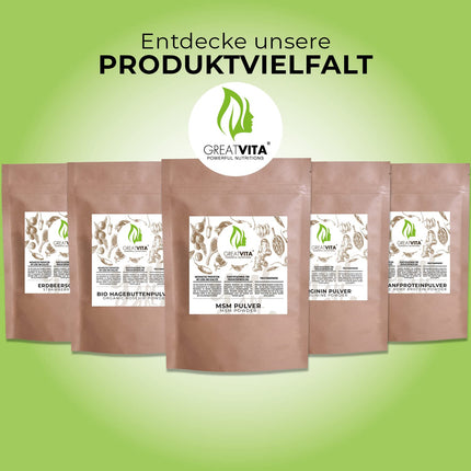 MSM Powder 3x 1000g | 99.9% pure - Methylsulfonylmethane, organic sulfur without additives | GMO-free, free from artificial flavors and gluten | ideal for cold foods and drinks