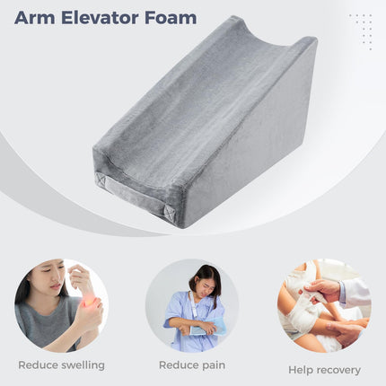 YOFAPA Arm Elevation Pillow Triangle - Sponge Elbow Wedge Pillow Sleep Arm Support Arm Pillow Arm Support Pillow Ergonomic Armrest Wedge Pillow for Sleeping