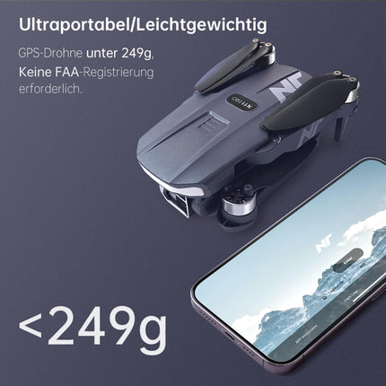 NAFYRE N11 PRO GPS Drone with Camera for Adults 4K UHD, 90 Min Long Flight Time, Long Control Distance, Auto Return, Automatic Follow, Brushless Motor, 5G FPV RC Quadcopter for Beginners