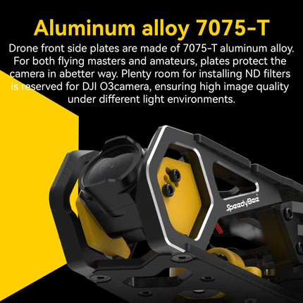 Master 5 V2 Drone Frame - 226mm wheelbase, lightweight design, anti-vibration stack structure, CNC aluminum alloy head, compatible with DJI O3 Air Unit, ideal for freestyle flying