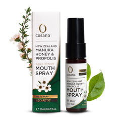 Cosana NZCAPE™30+ Propolis Throat Spray with Manuka Honey 400 MGO + from New Zealand &amp; 100% Pure, Propolis Spray for Mouth and Throat
