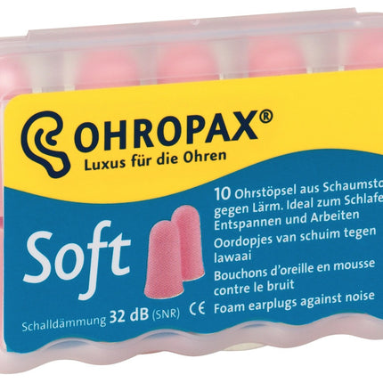Ohropax Soft earplugs, 5 x 10 pieces