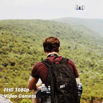 Shift RED Drone/Quadcopter, patented one-hand controller, FHD camera, "Follow me" function, 4 LV speed modes, 11 min flight time