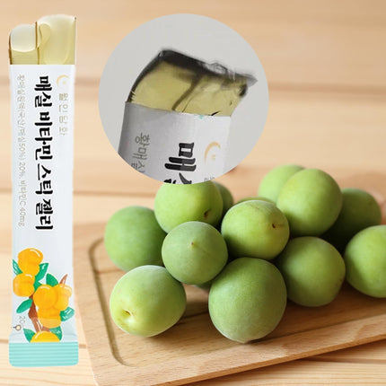 WOLINDAMHWA Plum Vitamin Jelly Stick 20g x 30 | K-Beauty Superfood | High-quality Hwangmaesil plums &amp; vitamin complex | Convenient stick for on the go | Feel-good product for health