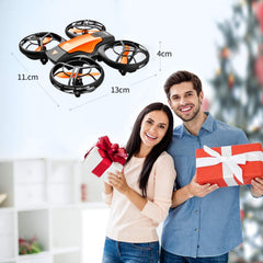 4DRC Mini Drone with 720P HD Camera for Kids, FPV 2.4G WiFi, Enhanced Propeller Guard, 3D Flip, Fight Mode, Gravity Induction, Altitude Hold, Headless Mode, One Key Take-Off/Landing,
