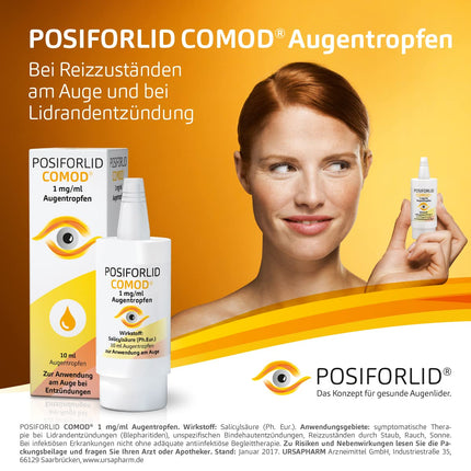 POSIFORLID COMOD® eye drops for eye irritation and blepharitis